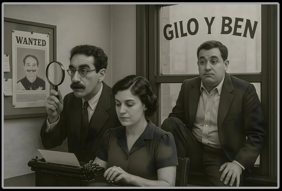 Historias cortas en tono surrealista y narrativa de humor – Gilo y Ben, Detectives de lo inexorable